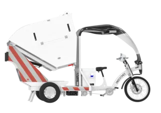 Location Clovis de vélo cargo avec benne à déchets