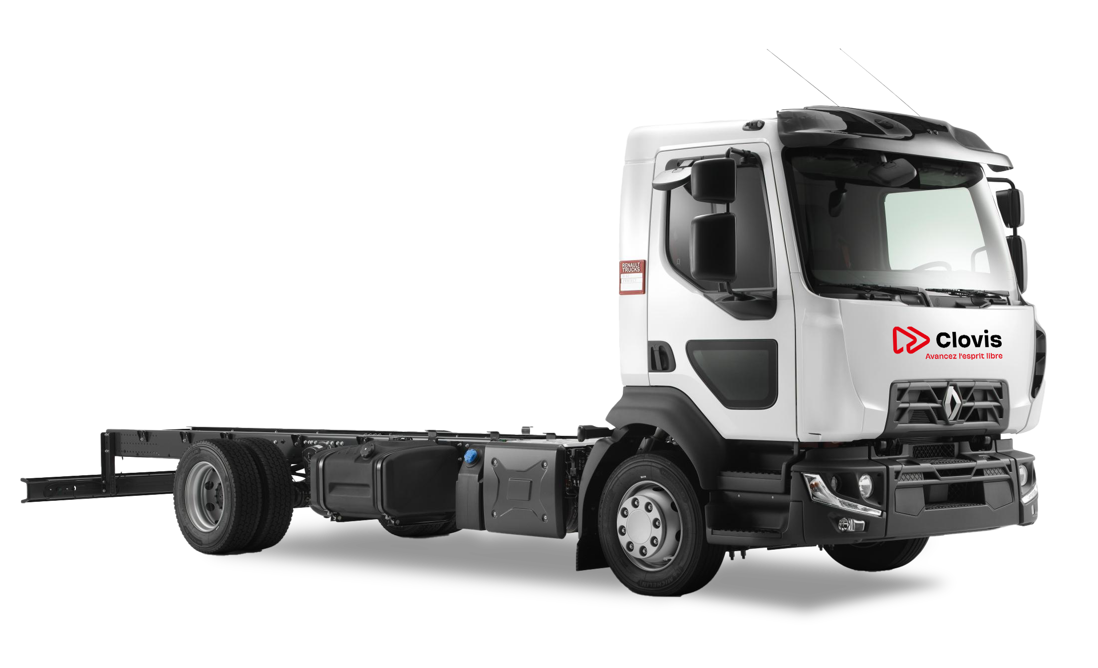 Location Clovis de poids lourd plateau