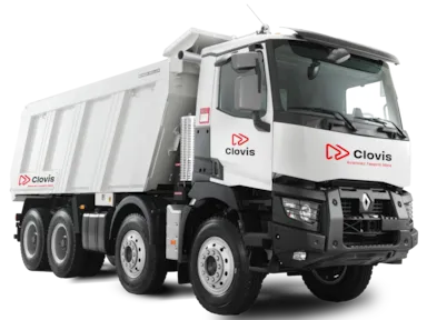 Location Clovis de poids lourd benne