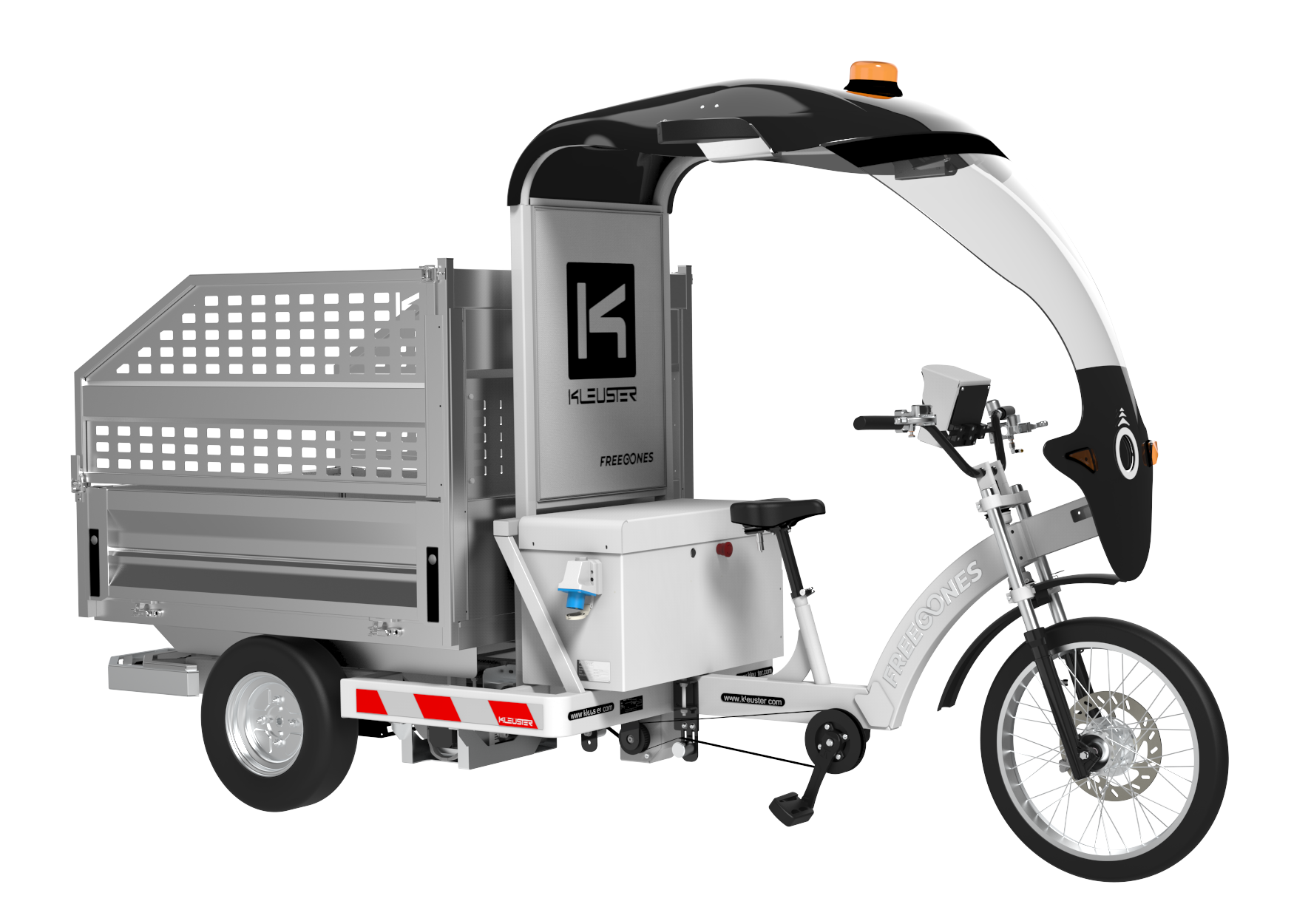 Location Clovis de vélo cargo avec plateau benne