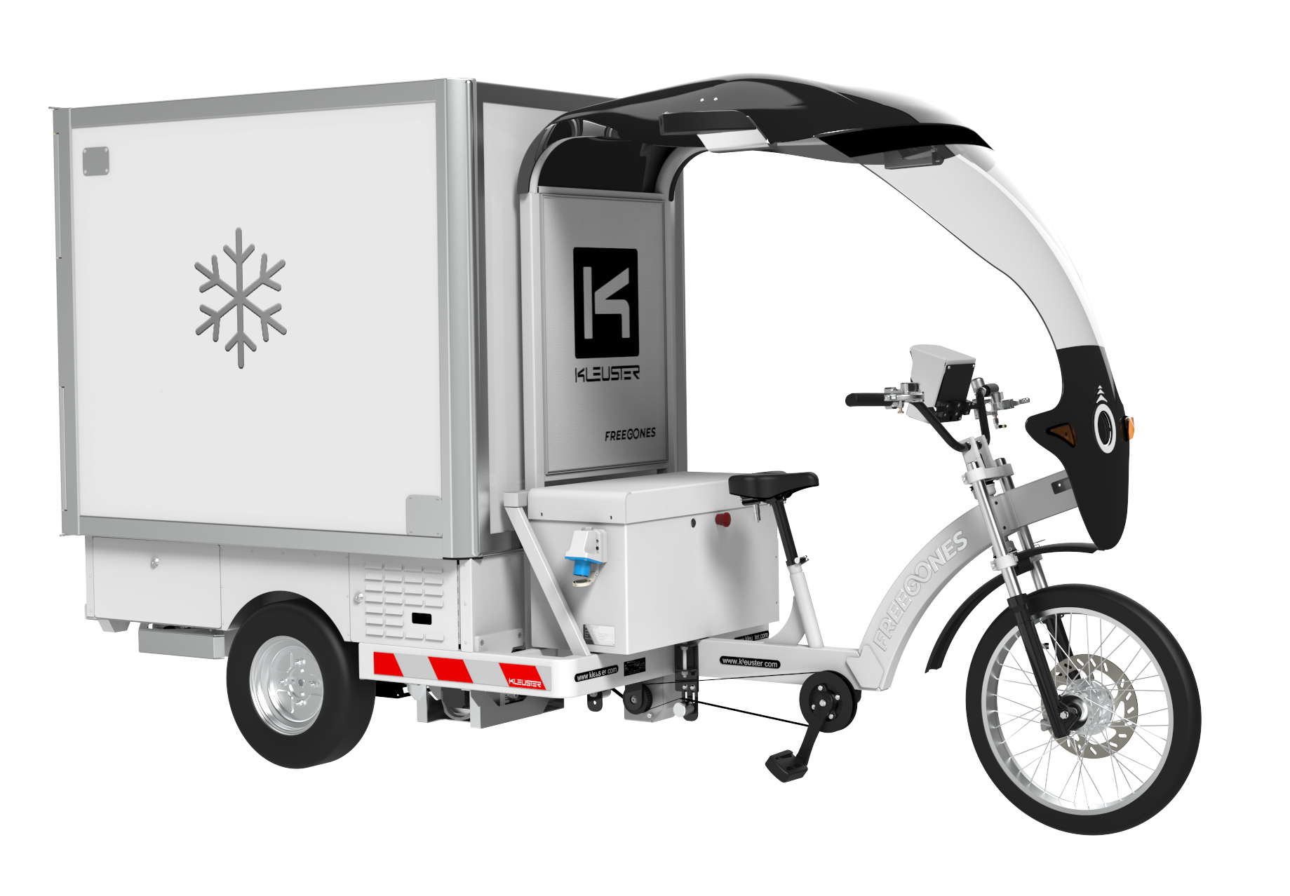 Location Clovis de vélo cargo avec caisse frigorifique